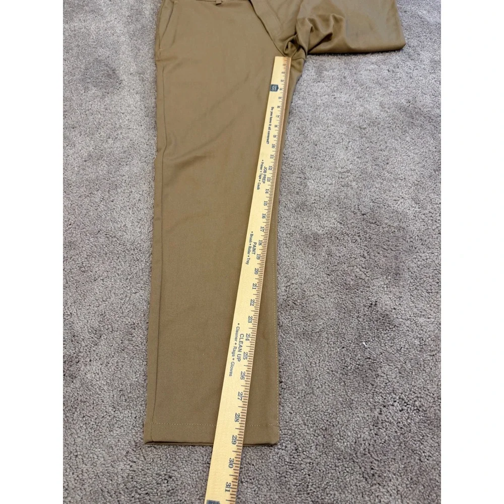 Zara Man Tan Khaki Chino Pants Flat Front Straight Leg Mens‎ Size 31